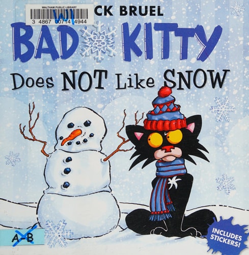 Bad Kitty Does Not Like Snow Includes Stickers
