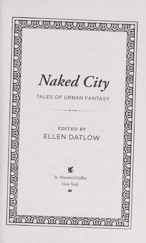 Naked City Tales of Urban Fantasy