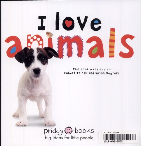 I Love Animals Sticker Book