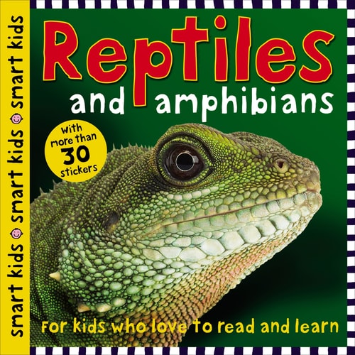 Smart Kids Reptiles and Amphibians with more than 30 stickers