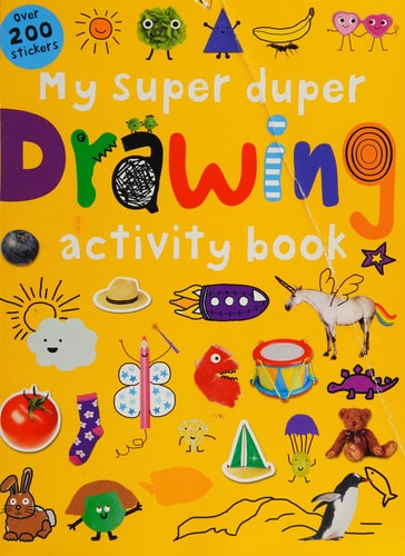 My Super Duper Drawing Activity Book With Over 200 Stickers