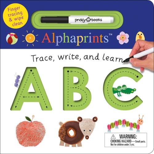 Alphaprints: Trace, Write, and Learn ABC Finger tracing & wipe clean