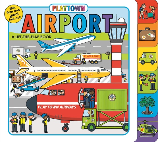 Playtown: Airport (revised edition) A Lift-the-Flap book-zoom-