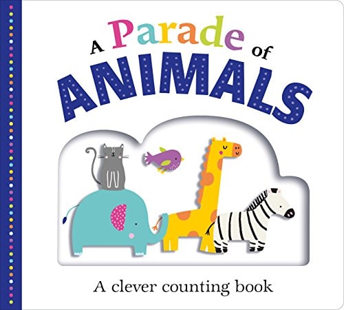 Picture Fit Board Books: A Parade of Animals (Large) A Counting Book