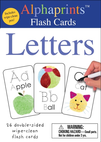 Alphaprints: Wipe Clean Flash Cards Letters-zoom-