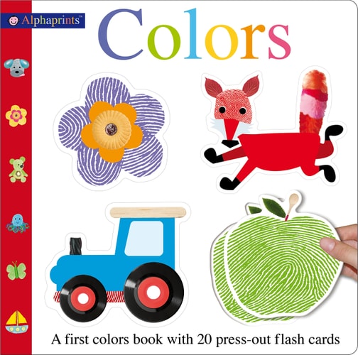 Alphaprints Colors Flash Card Book A first colors book with 20 press-out flash cards