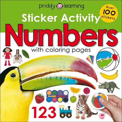 Sticker Activity Numbers Over 100 Stickers with Coloring Pages
