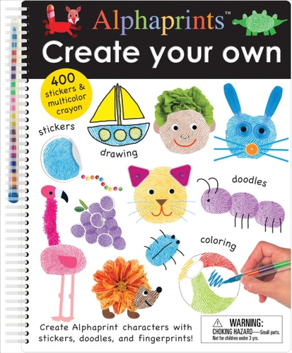 Alphaprints: Create Your Own A sticker and doodle activity book