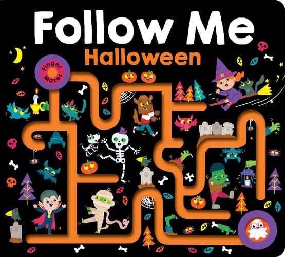 Maze Book: Follow Me Halloween (large edition)