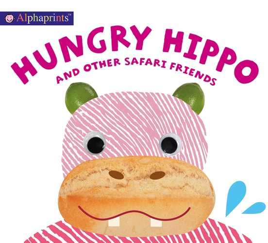 Alphaprints: Hungry Hippo and other safari animals-zoom-