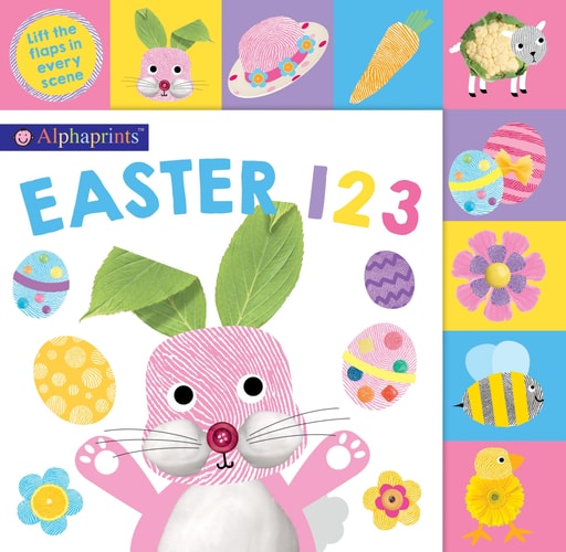 Alphaprints: Easter 123 Lift the flaps in every scene