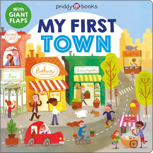 My First Places: My First Town A flap book