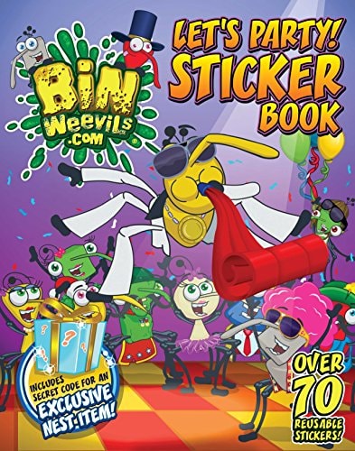 Bin Weevils Let's Party! Sticker Book-zoom-1