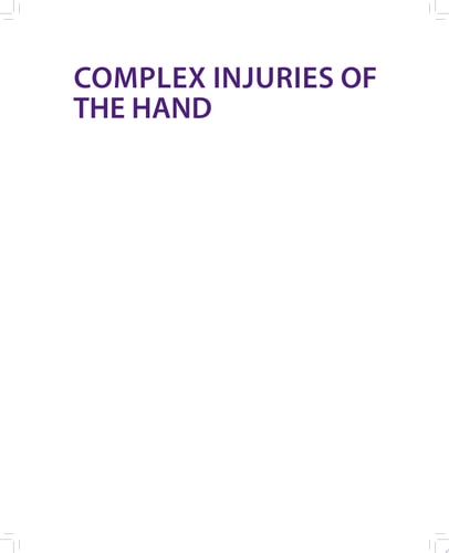 Complex Injuries of the Hand-zoom-