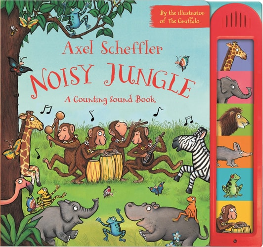 Axel Scheffler's Noisy Jungle A Counting Sound Book-1
