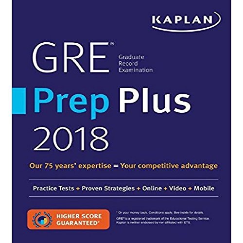 GRE Prep Plus 2018: Practice Tests + Proven Strategies + Online + Video + Mobile