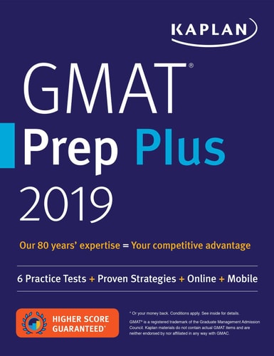 GMAT Prep Plus 2019 [Paperback] [Jan 01, 2018]