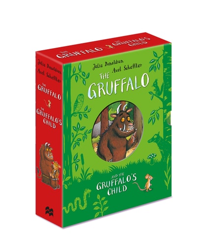 The Gruffalo and the Gruffalo's Child Board Book Gift Slipcase-zoom-1