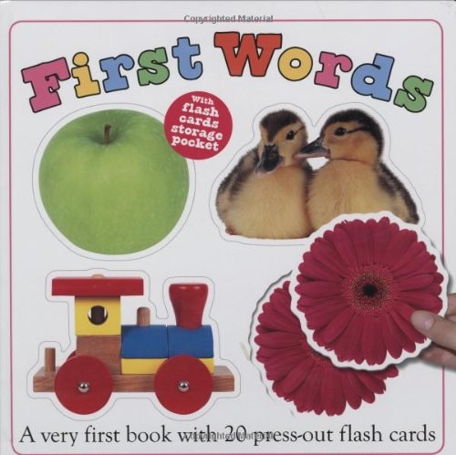 First Words A Very First Book Wth 20 Shaped Flash Cards