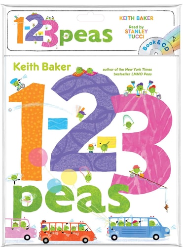 1-2-3 Peas Book & CD