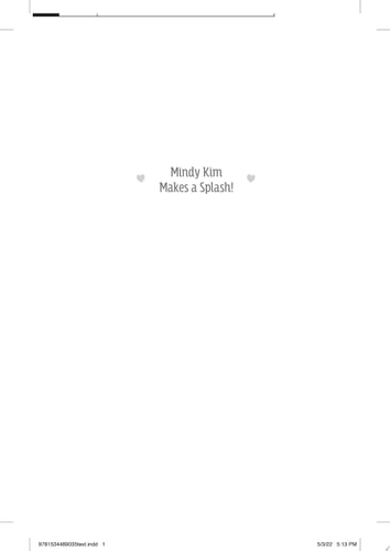 Mindy Kim Makes a Splash!