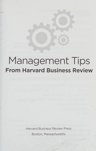 Management Tips