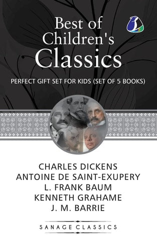 Best of Children's Classics Perfect Gift Set for Kids (Set of 5 Books) - A Christmas Carol, The Little Prince, The Wonderful Wizard of Oz, The Wind in the Willows & Peter Pan