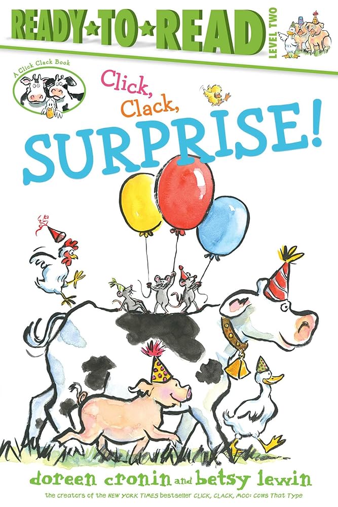 Click, Clack, Surprise!/Ready-to-Read Level 2 (A Click Clack Book) cover image