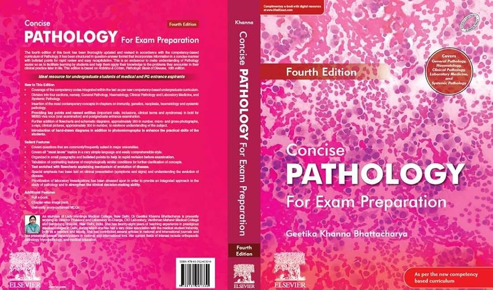 Elsevier(INR) Concise Pathology for Exam Preparation-4E cover image